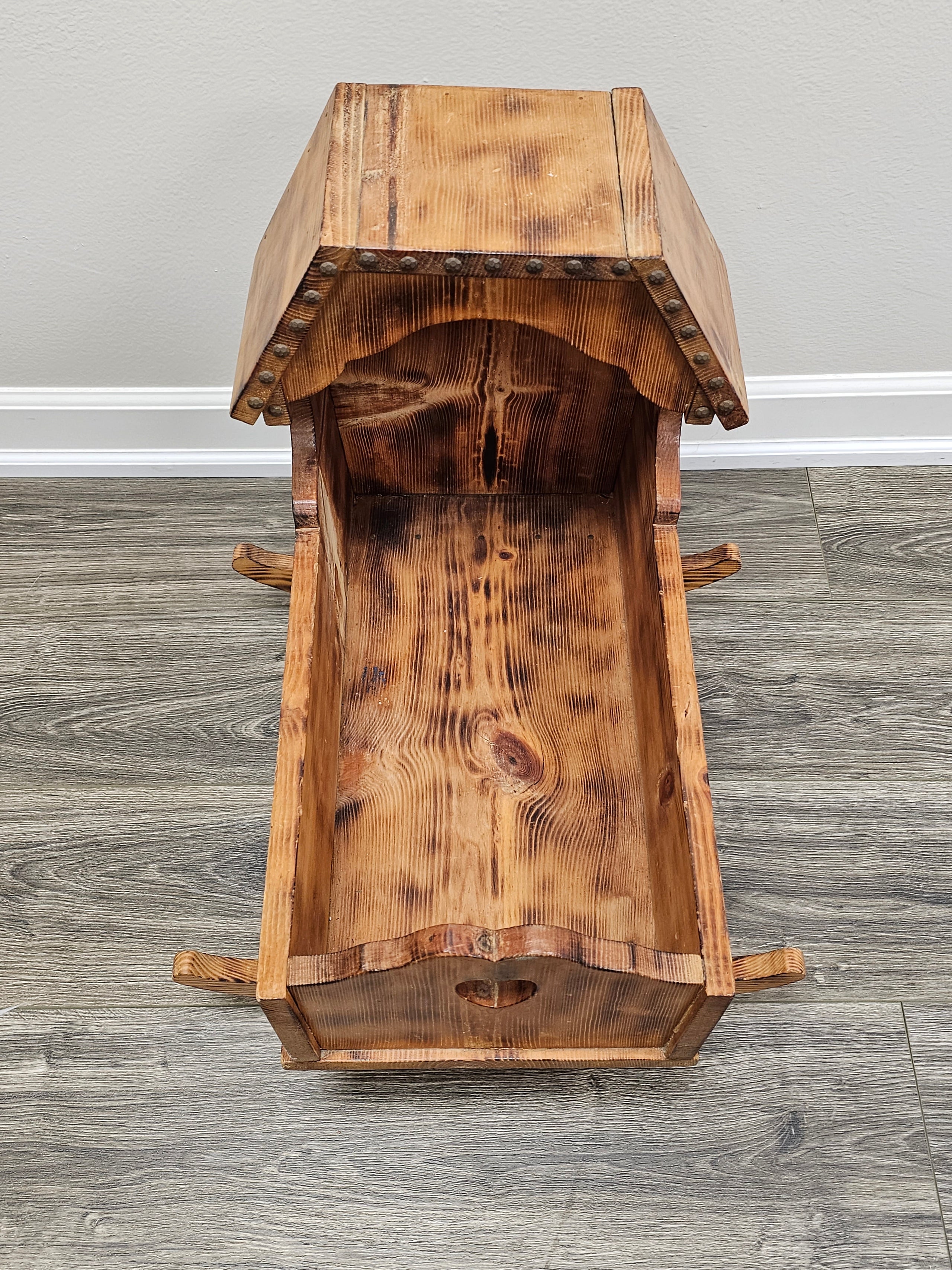 Vintage deals rocking cradle